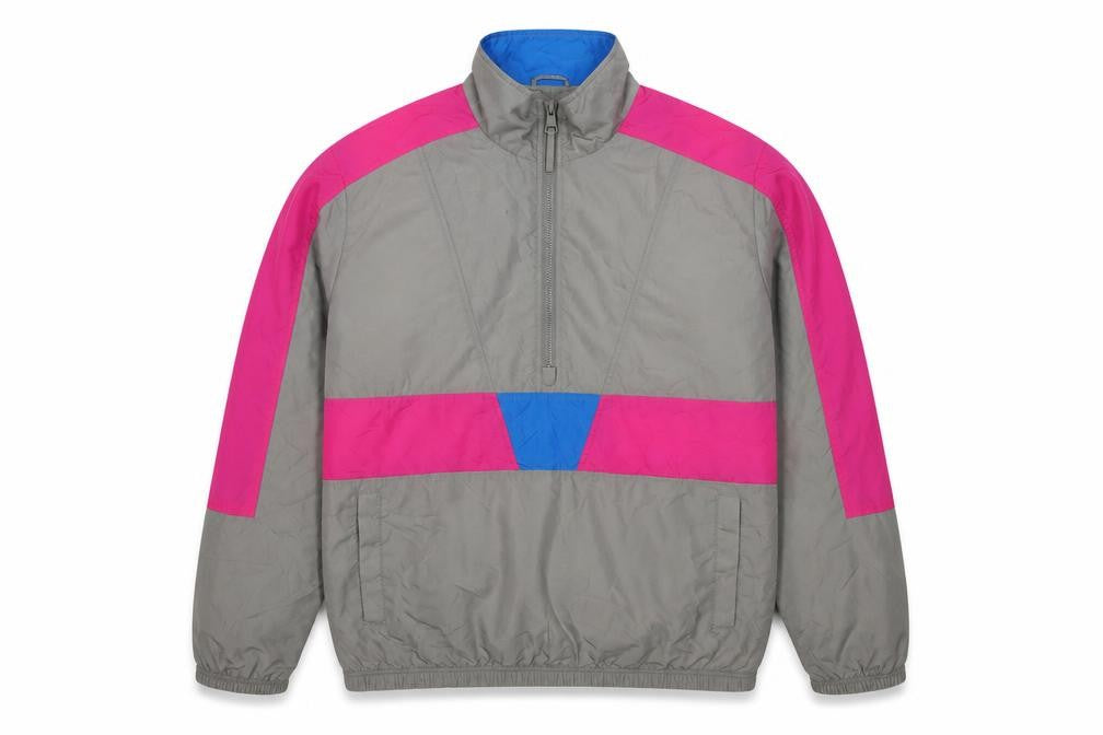 Topman Men's Grey 80s Windbreaker Jacket M