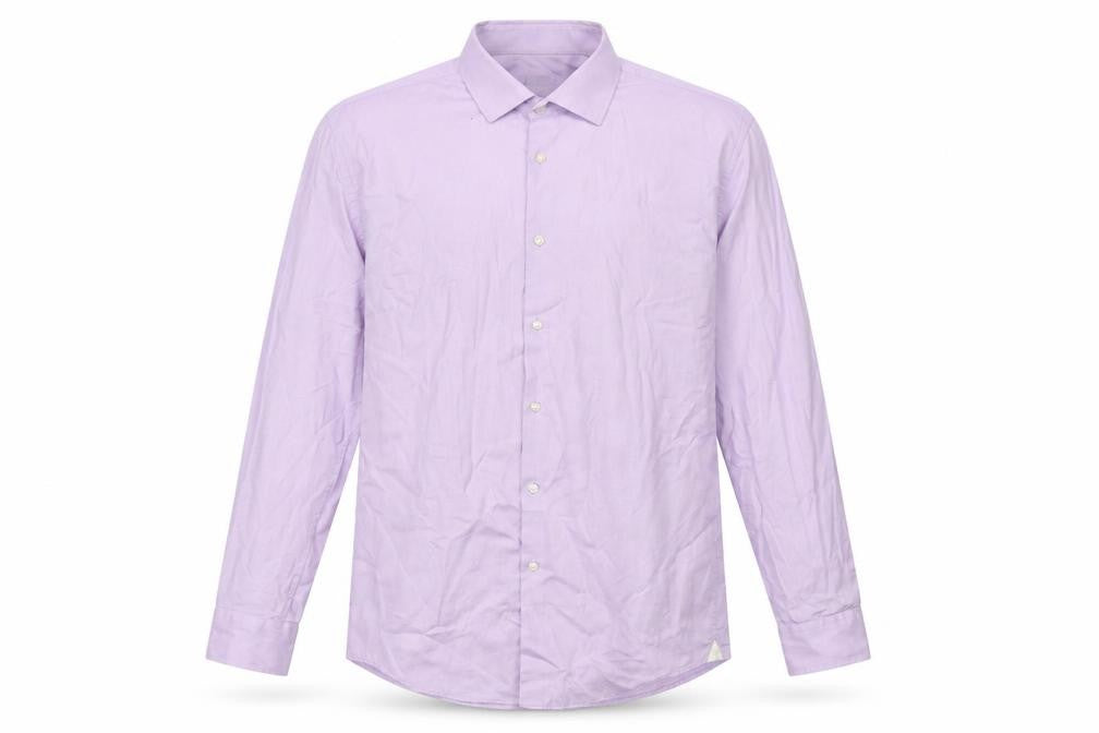 Hugo Boss Men's Purple Slim Fit Dress Shirt Size 16