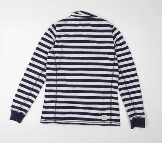 FatFace Women’s Blue Striped Pullover Sweatshirt Size 10