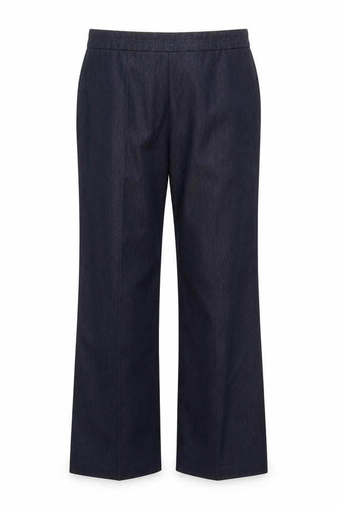 Front view of Principles Women's Blue Trousers, size 12, Regular Fit