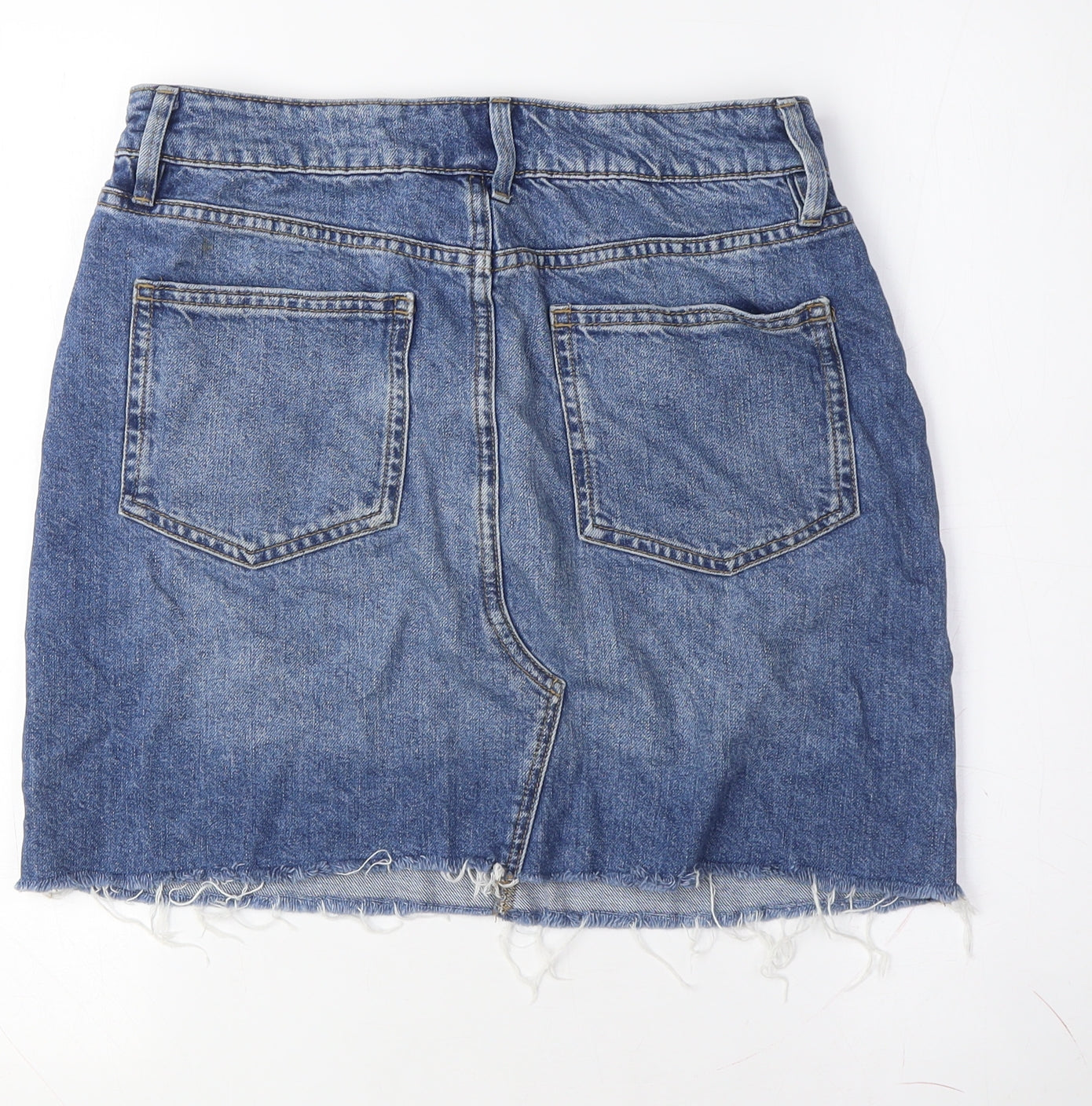 Red Herring Women's Blue Denim Short Skirt Size 10