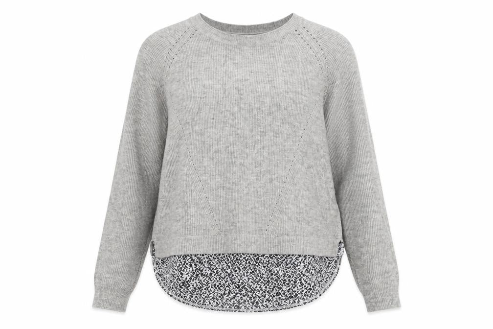 Marks and Spencer Women's Grey Pullover Jumper Size 14