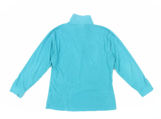 Trespass Women's Blue Fleece Pullover Hoodie Large