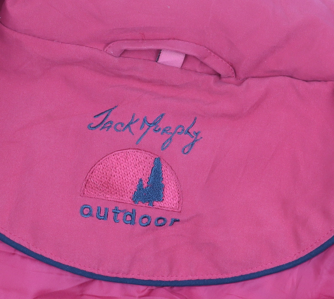 Jack Murphy Pink Women's Puffer Waistcoat Size 12