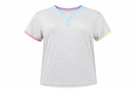 Womens UK Size XL Lee Cooper Grey Cotton T-Shirt
