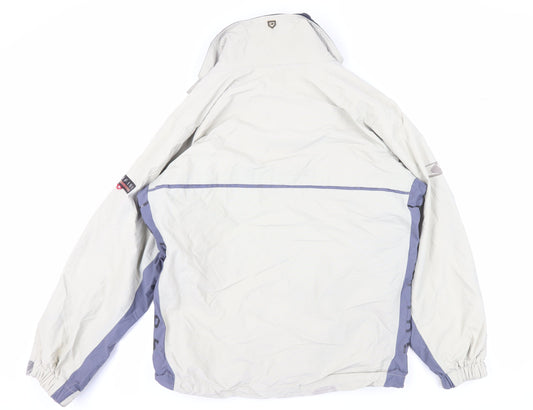 Bonfire Men's White Medium Puffer Jacket