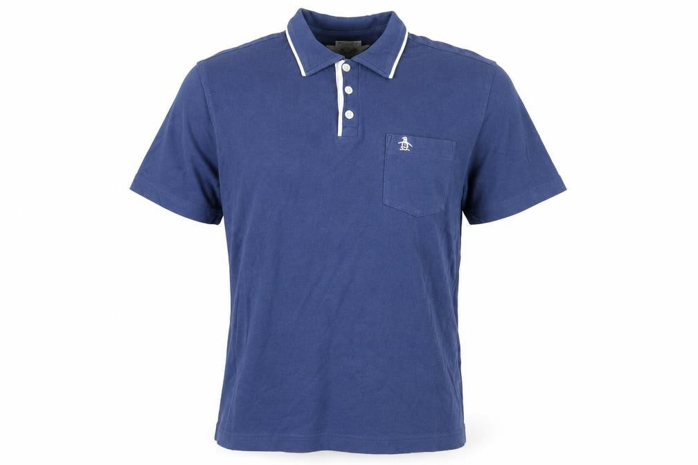 Penguin Men's Blue Polo Shirt XS Slim Fit