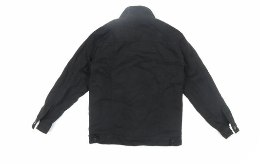 s.Oliver Men's Black Bomber Jacket, Size S
