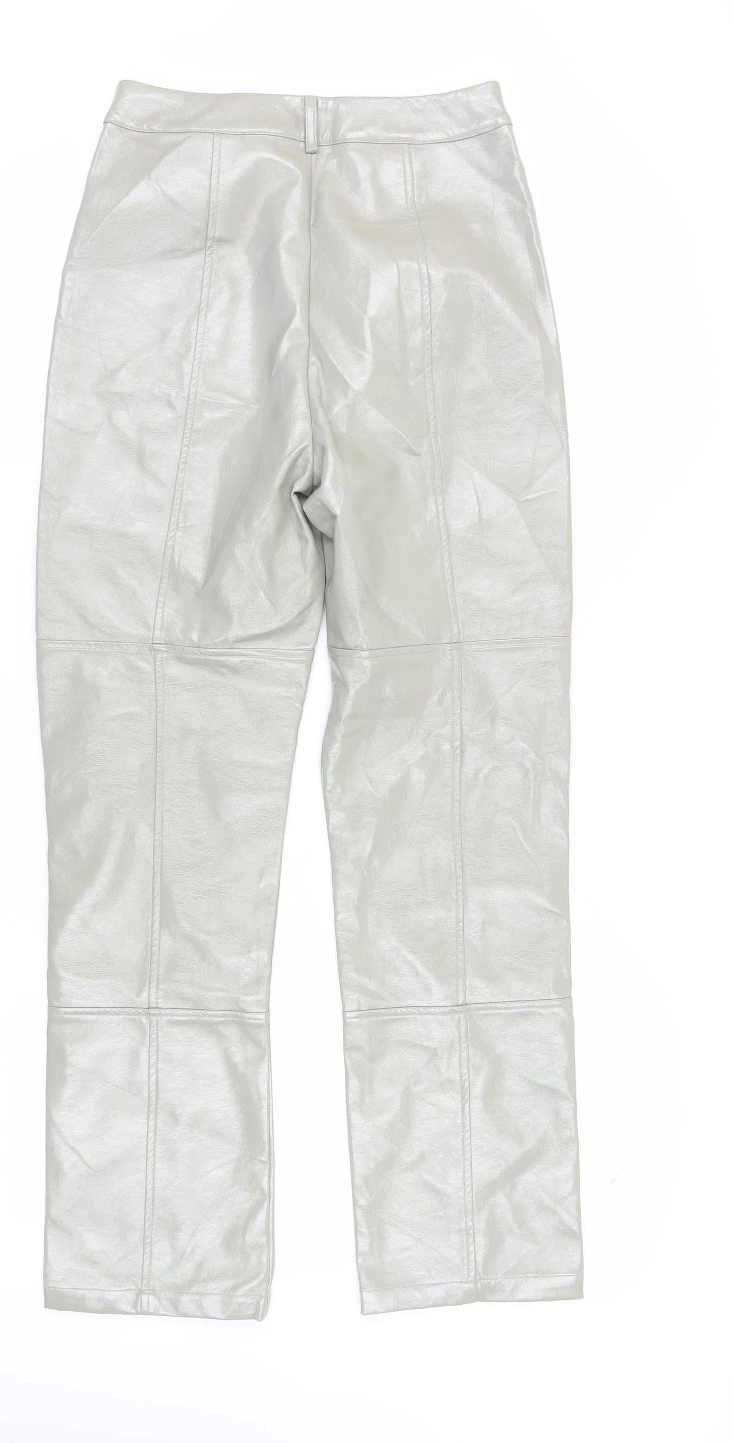 4th Reckless Women's Grey Straight Trousers Size 8