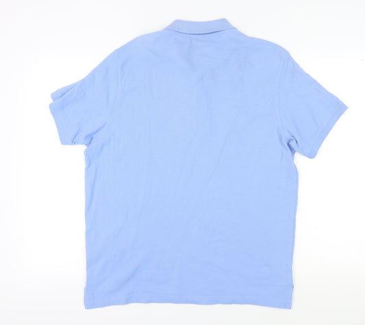 Pierre Cardin Men's Blue Polo, Size L, Regular Fit