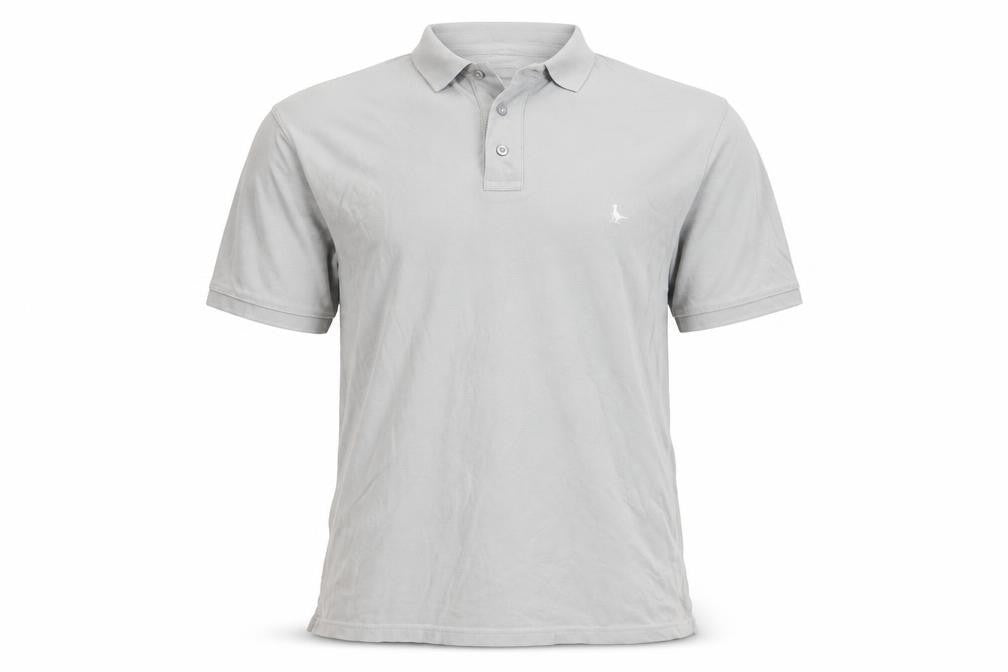 Jack Wills Men's Grey L Polo Shirt Short Sleeve Cotton