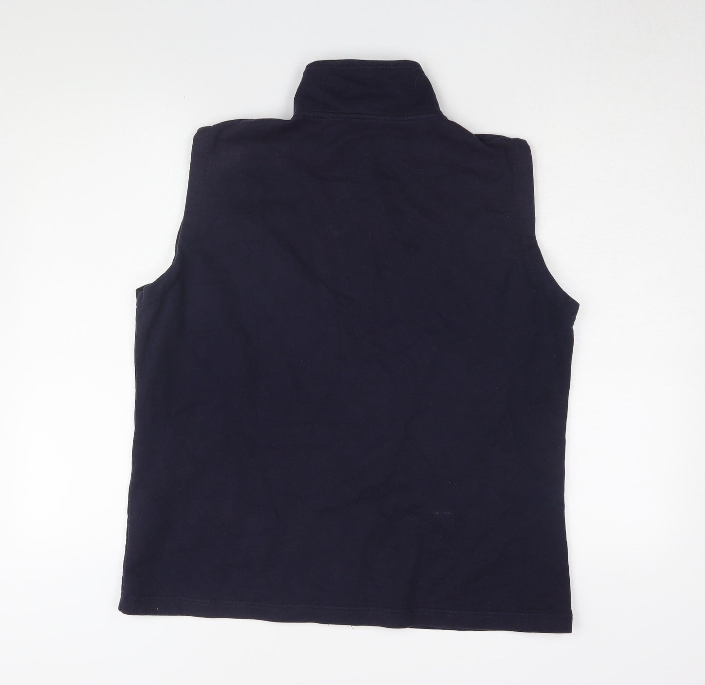 Style by EWM Women's Blue Cotton Waistcoat L