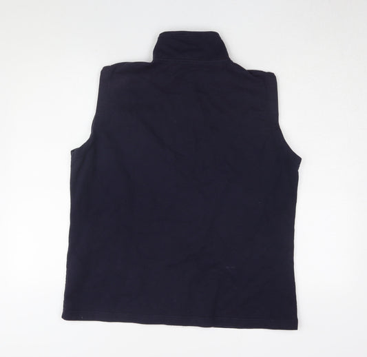 Style by EWM Women's Blue Cotton Waistcoat L