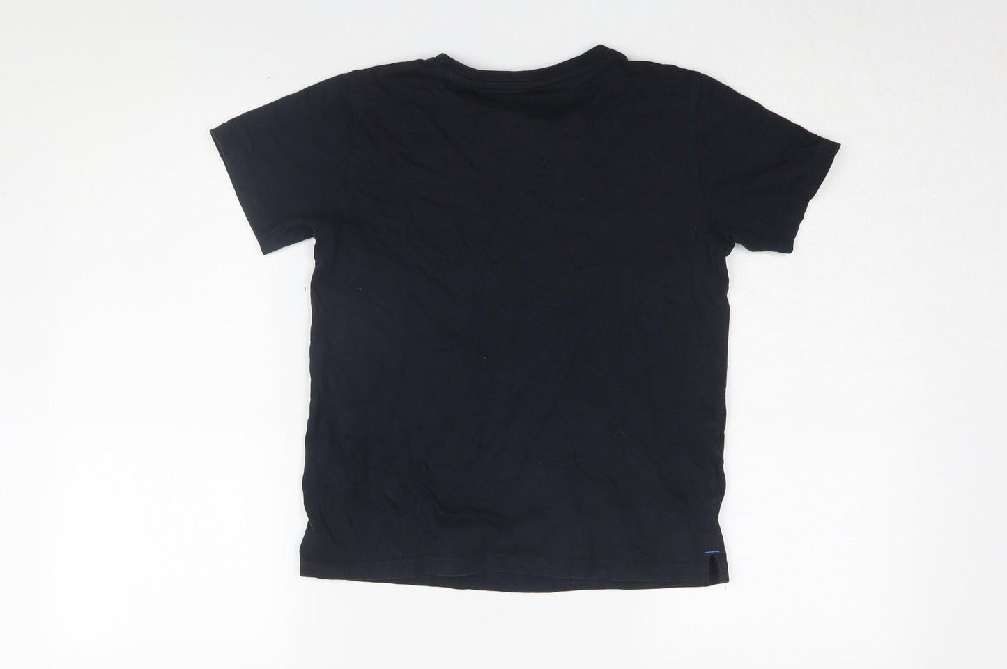 Lee Cooper Boys Black Graphic T-Shirt 10-11 Years - Casual Style