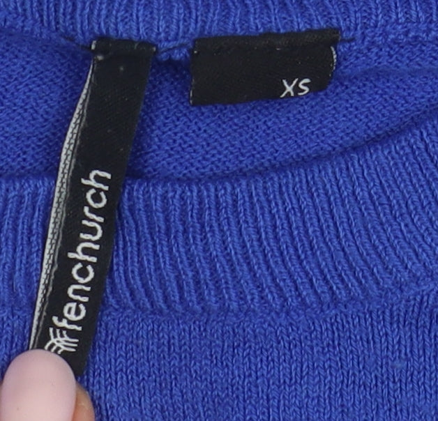 Fenchurch Women's Blue Pullover Jumper, Size XS