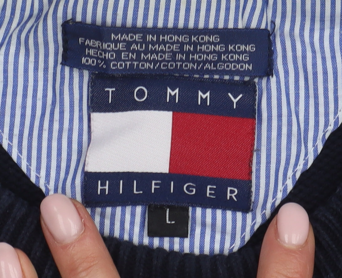 Tommy Hilfiger Men's Black L Pullover Jumper