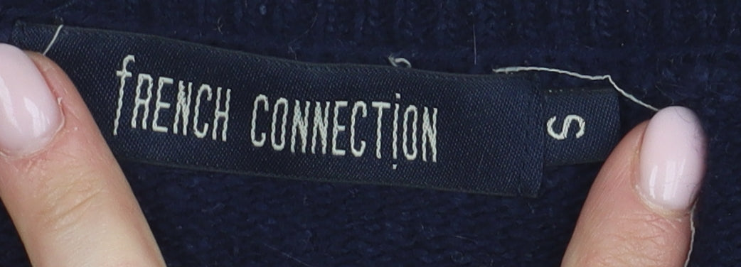 French Connection Women's Black S Pullover Jumper