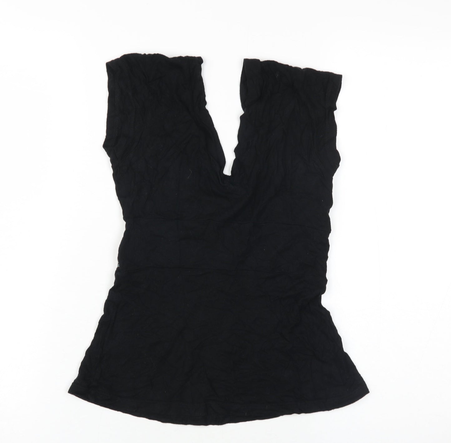 Warehouse Women’s Black V-Neck Sleeveless Top