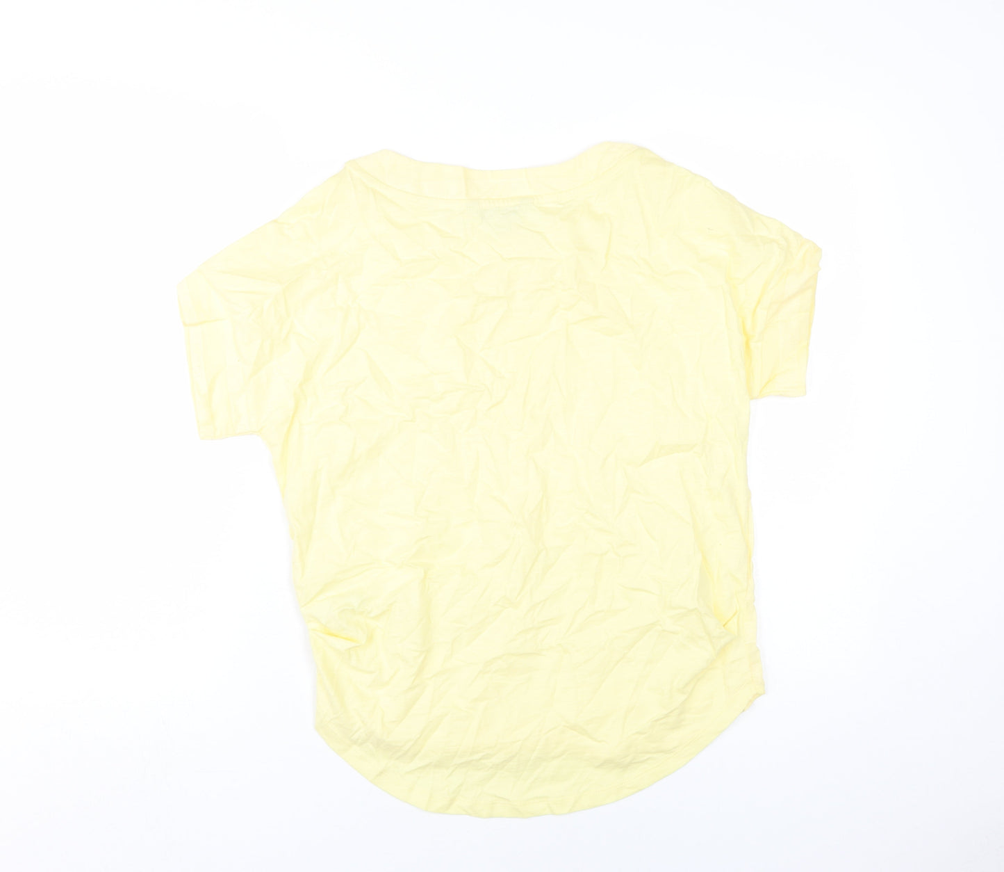 Next Women's Yellow Basic T-Shirt, Size 10, Casual