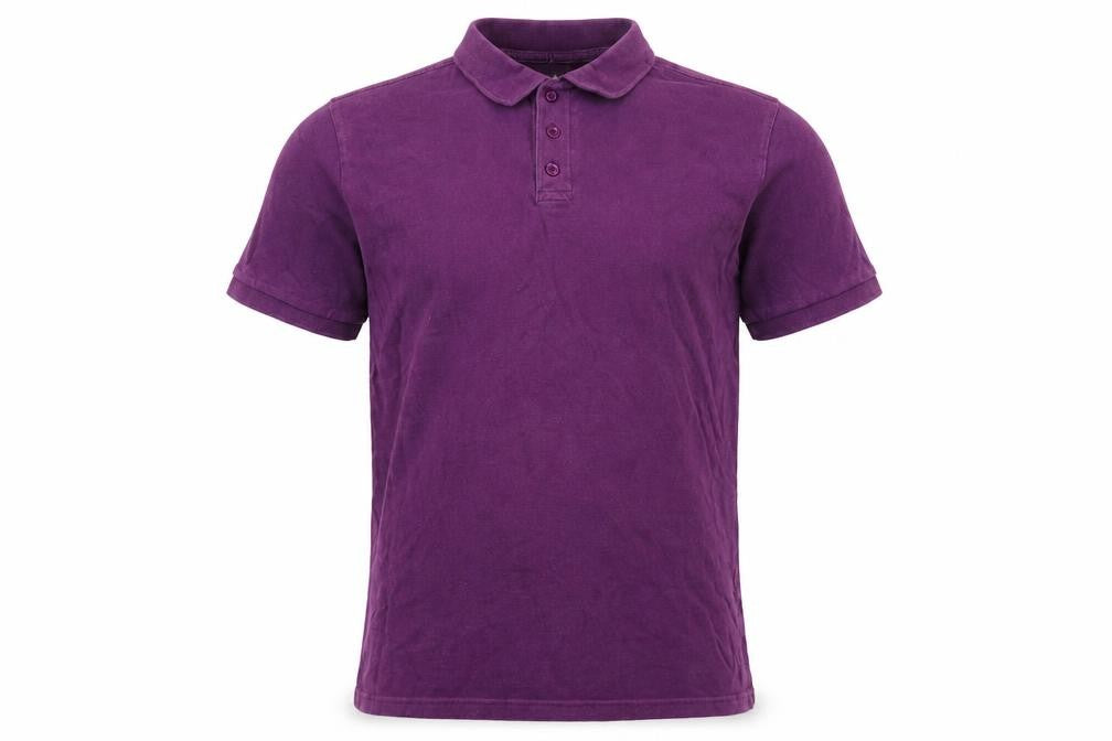 Incotex Jacamo Men's Purple Cotton Polo, M, Casual Wear