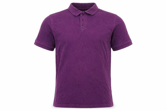 Incotex Jacamo Men's Purple Cotton Polo, M, Casual Wear