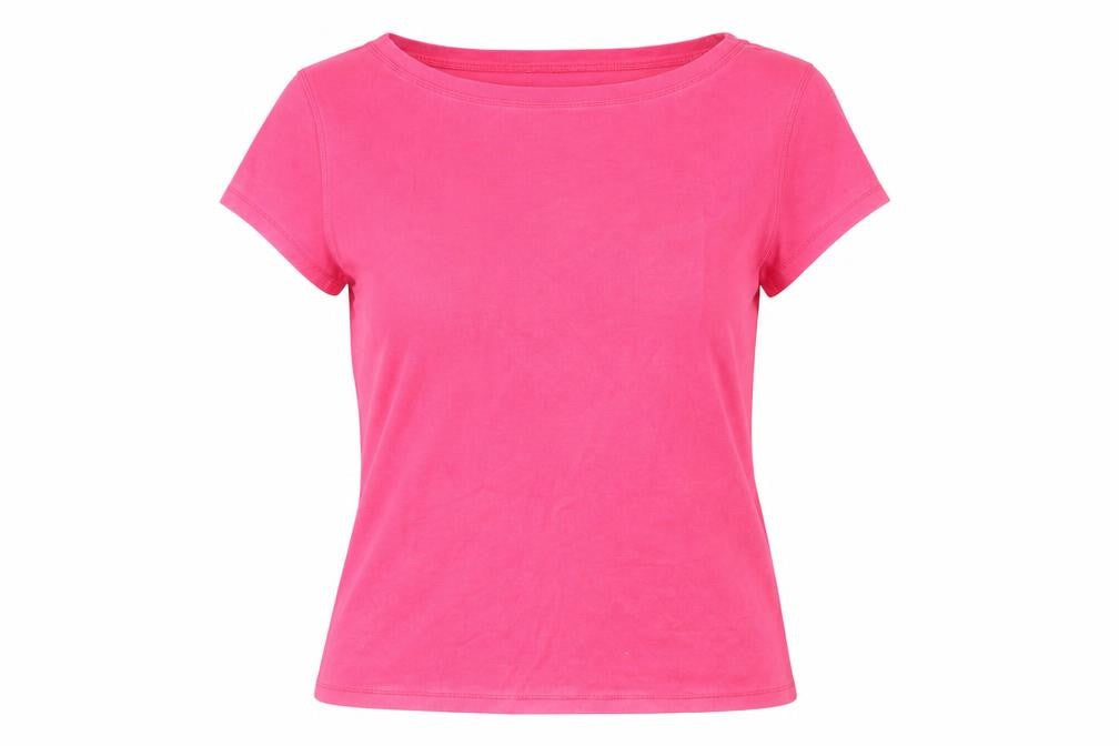 Marks and Spencer Women's Pink Size 10 Basic T-Shirt