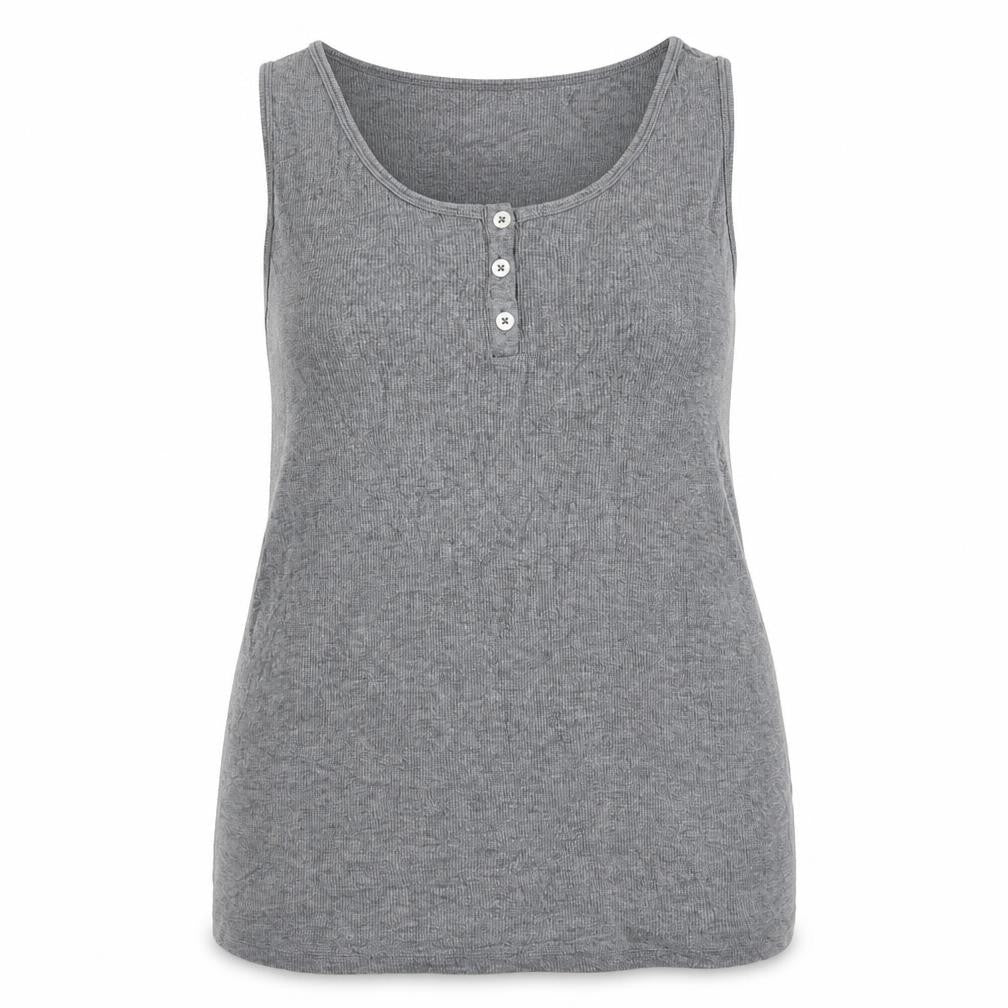 Marks and Spencer Women's Grey Tank Top, Size 16