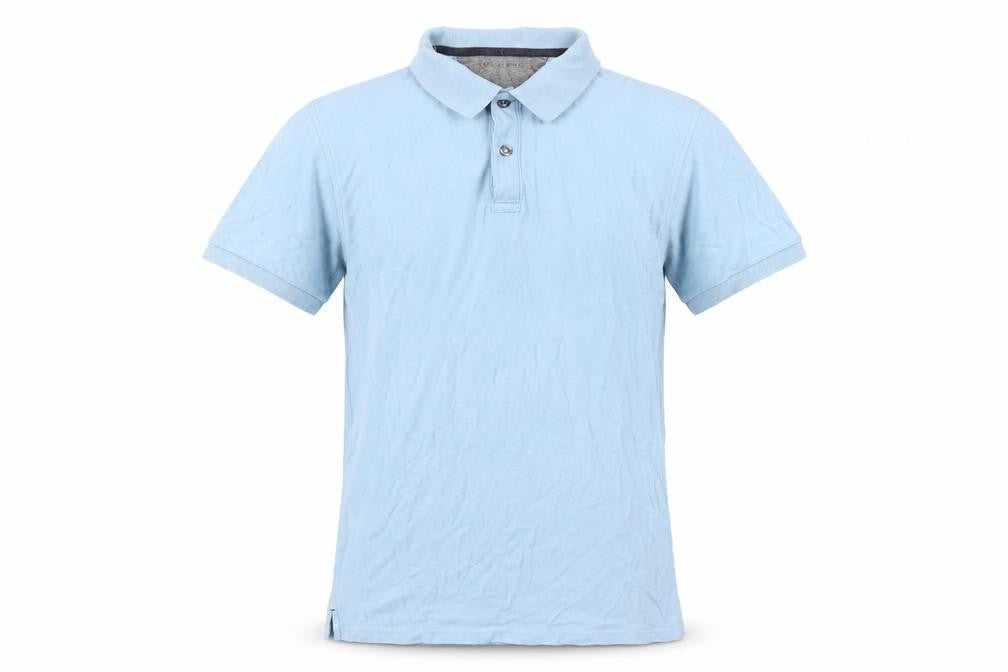 Marks & Spencer Men's Blue S Polo, Short Sleeve Casual Top