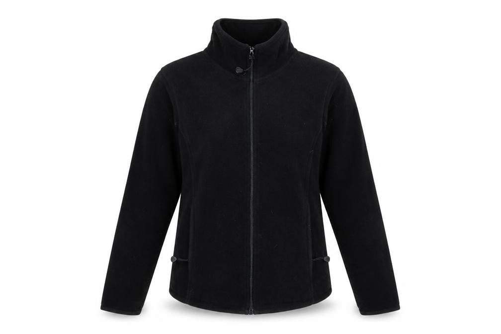 Blue Max Women's Black Microfleece Jacket Size 14