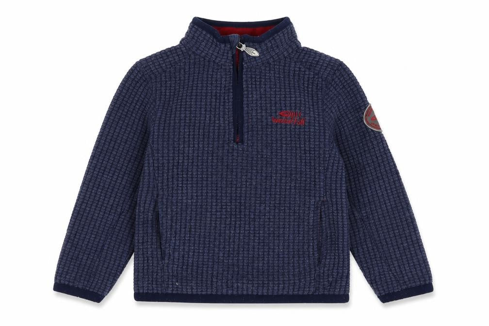 Weird Fish Boys Blue 1/4 Zip Sweatshirt 3-4 Years
