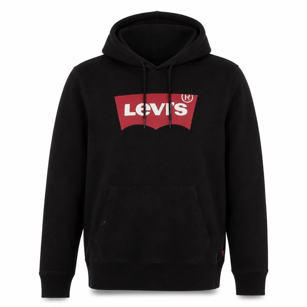 Mens UK S Regular Levi's Black Pullover Hoodie