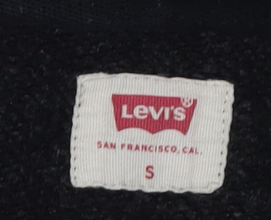 Levi's Men's Black Pullover Hoodie, Size S, Logo