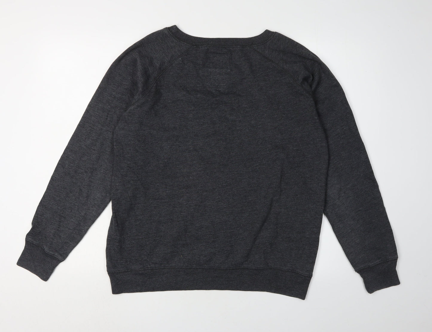 League Men's Black Pullover Sweatshirt L College