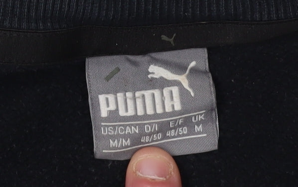 Puma Men's Black M Pullover Sweatshirt with Logo