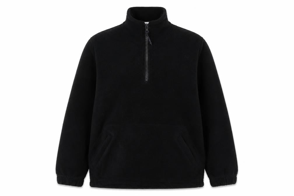 Uneek Womens Black XS Pullover Fleece Sweatshirt