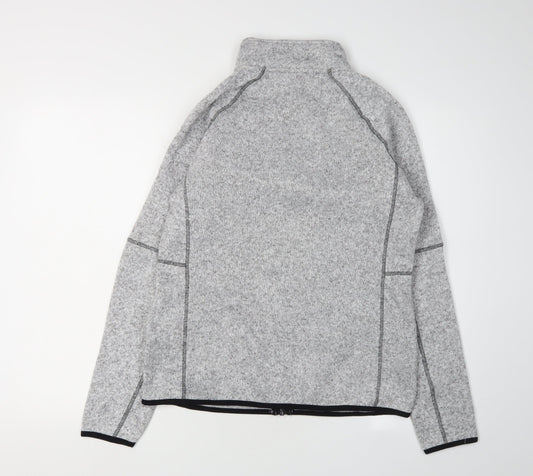 Damart Women’s Grey Fleece Jacket Full Zip 10-12