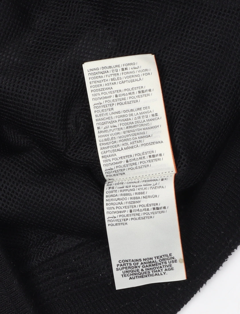 Superdry Men’s Black Bomber Jacket Size S