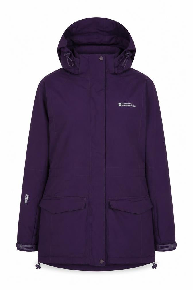 Mountain Warehouse Women's Purple Parka Jacket Size 12