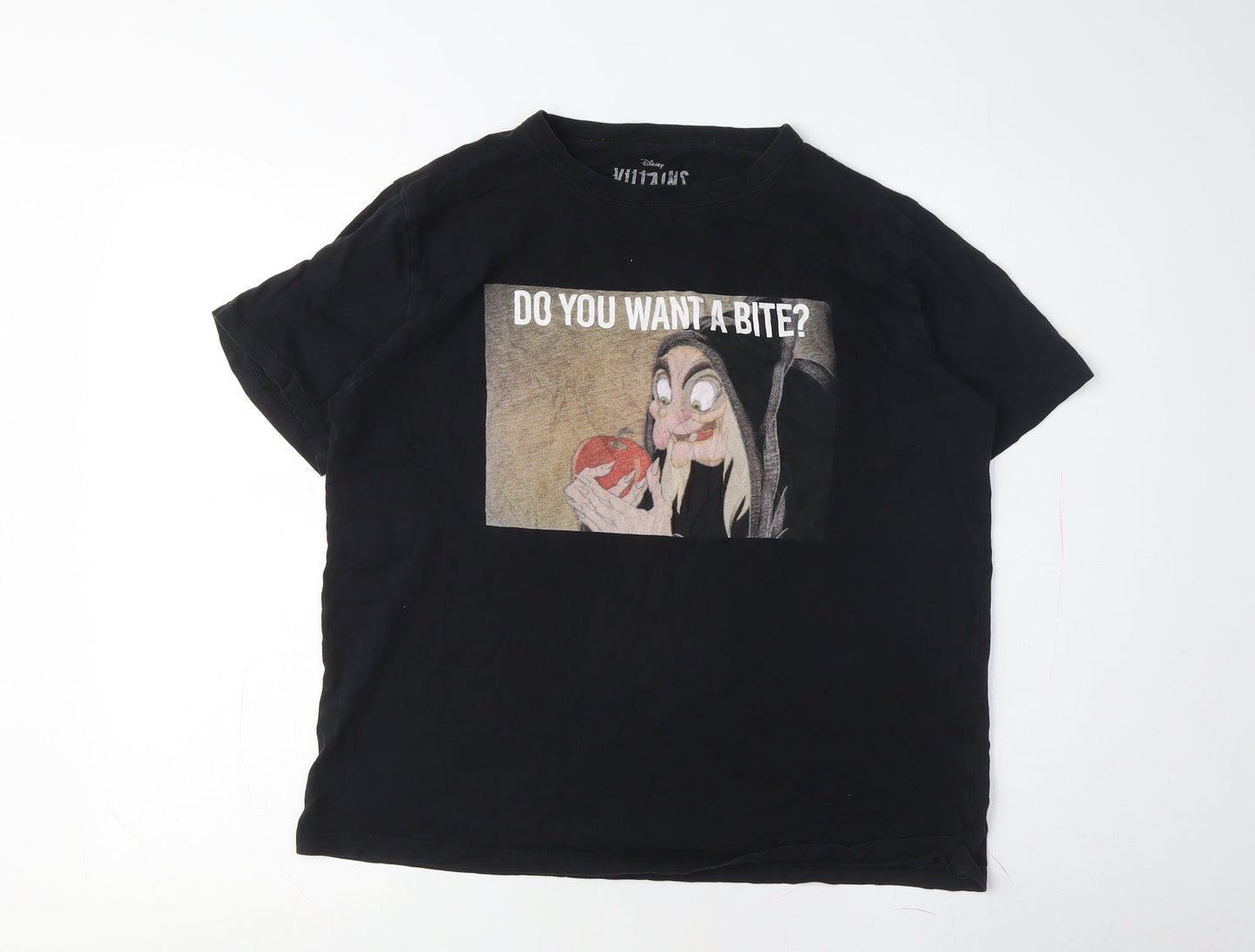 Pull&Bear Villains Black Medium T-Shirt Unisex