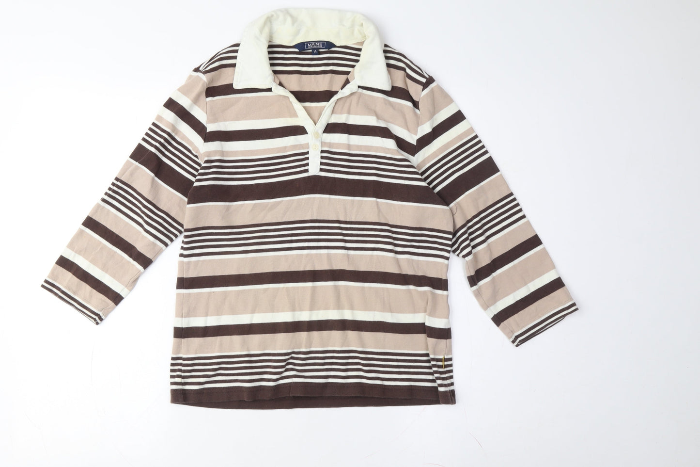 MAINE New England Women's Multi-colour Polo, Size 14