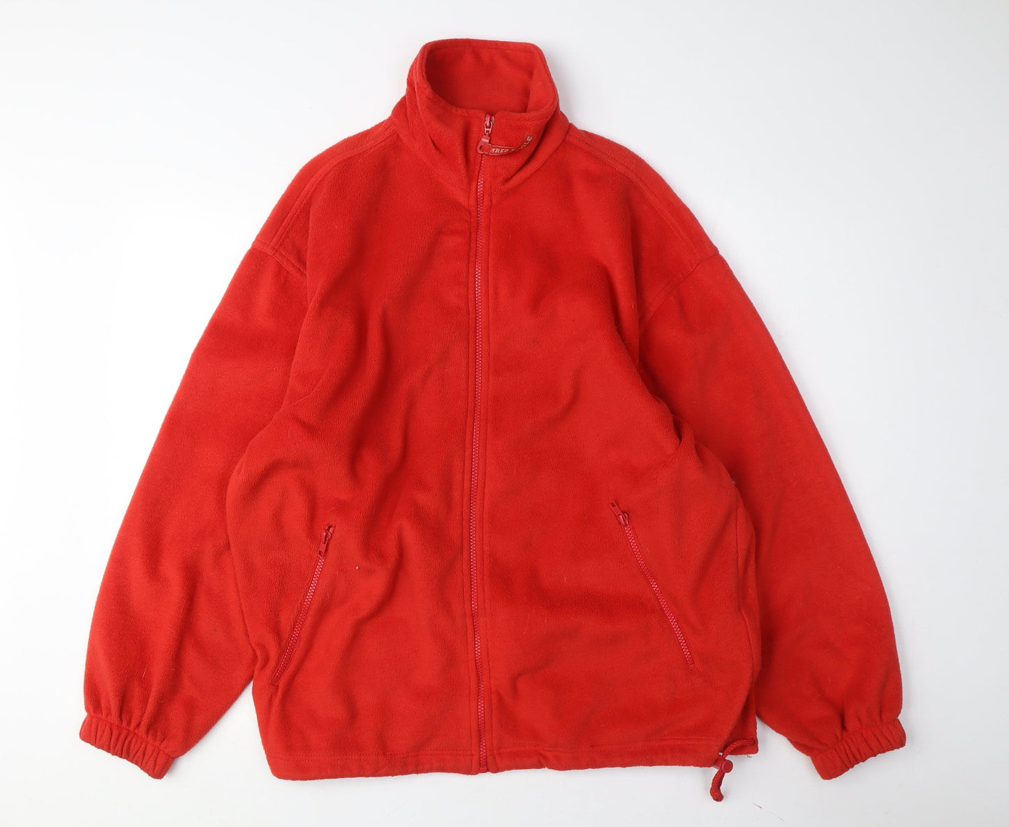 Fred Segal Men's Red Fleece Jacket Size M Casual