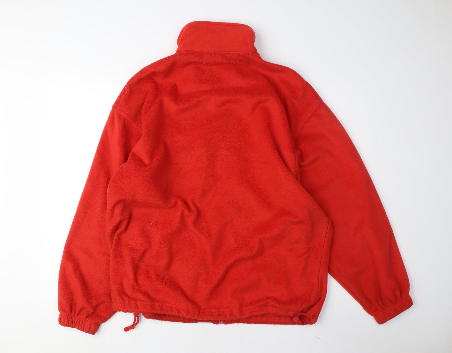 Fred Segal Men's Red Fleece Jacket Size M Casual