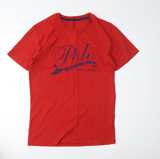 Polo Red Women's Short Sleeve Cotton T-Shirt Size S