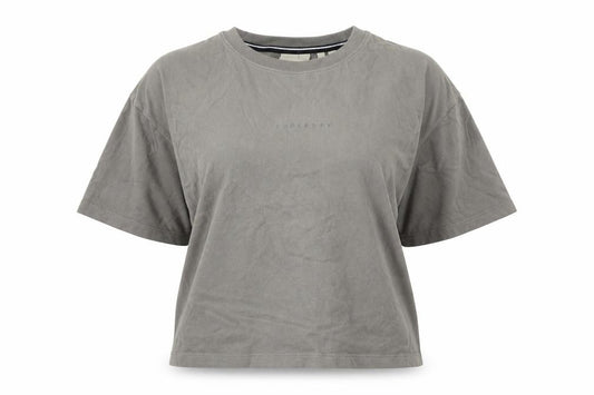 Unisex Adultss UK Size L Superdry Grey Cotton Blend T-Shirt