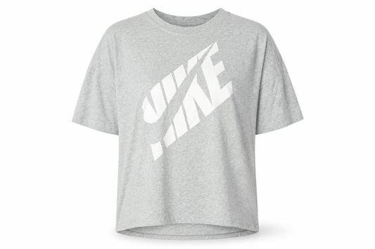 Unisex Adultss UK Size M Nike Grey Cotton Blend T-Shirt
