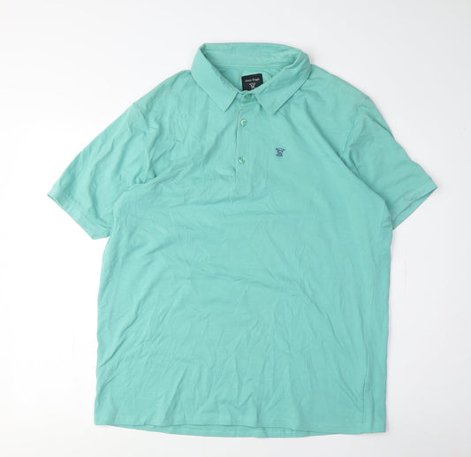 James Pringle Men's Green Polo Shirt M Casual