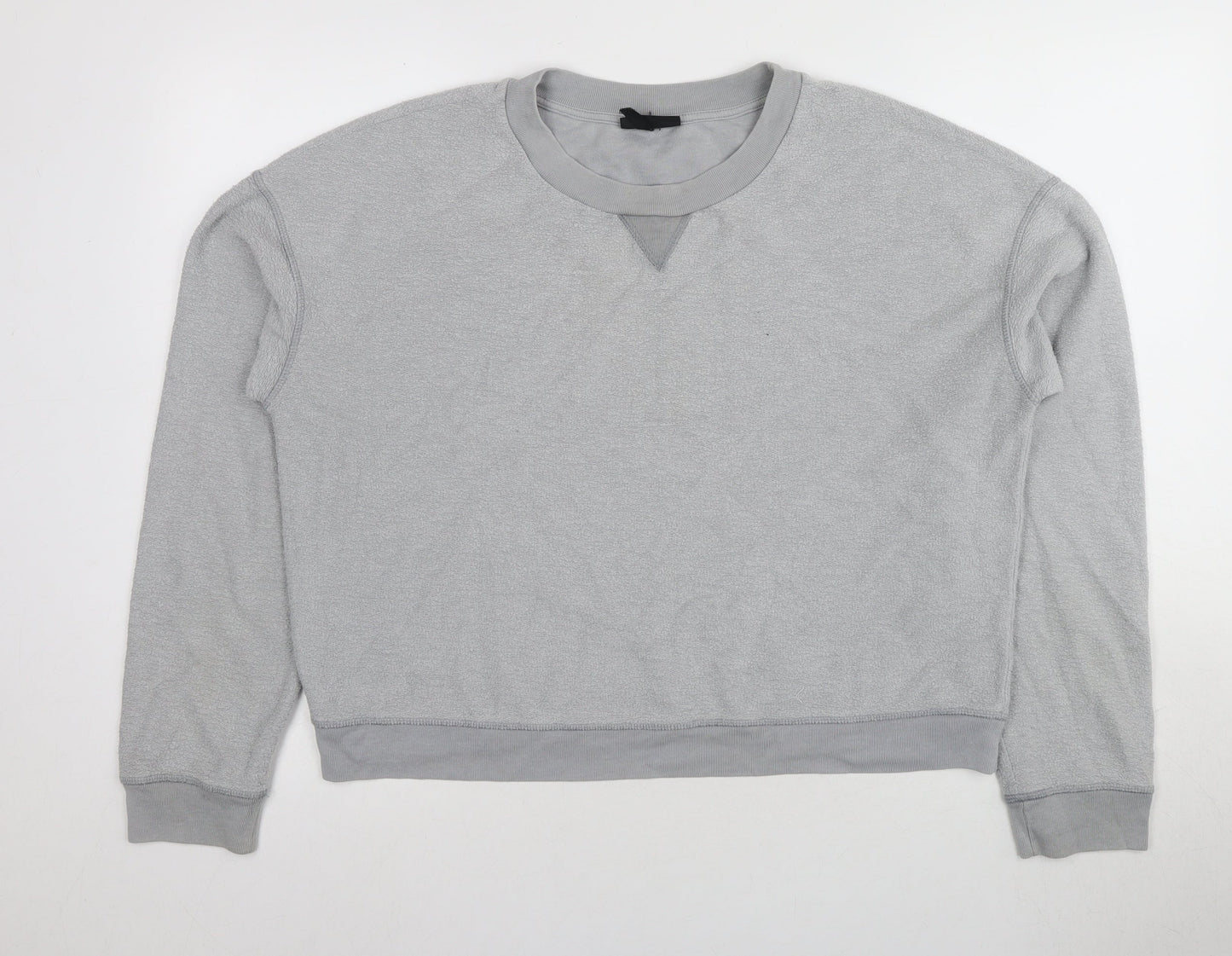 Topshop Women's Grey Pullover Sweatshirt Size 12