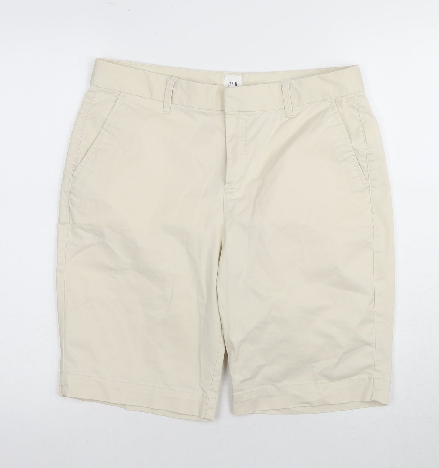 Gap Men's Beige Bermuda Shorts Size 12 - Casual Comfort
