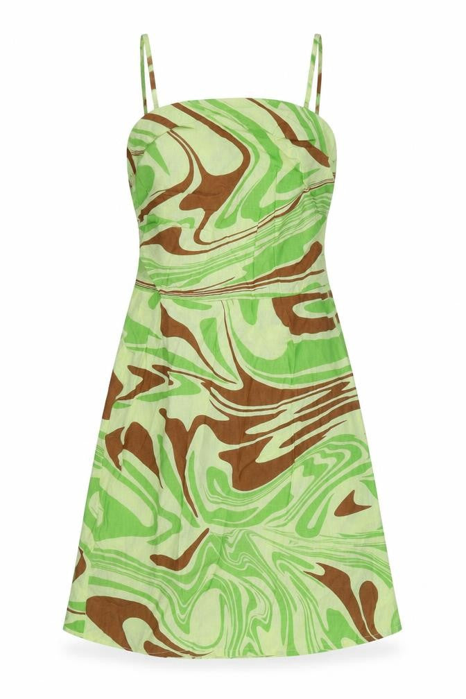 Front view of ASOS Women's Multicoloured Slip Dress, size 10