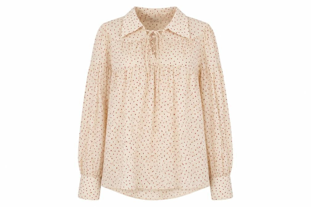 Hallhuber Women's Beige Tunic Blouse UK Size 12